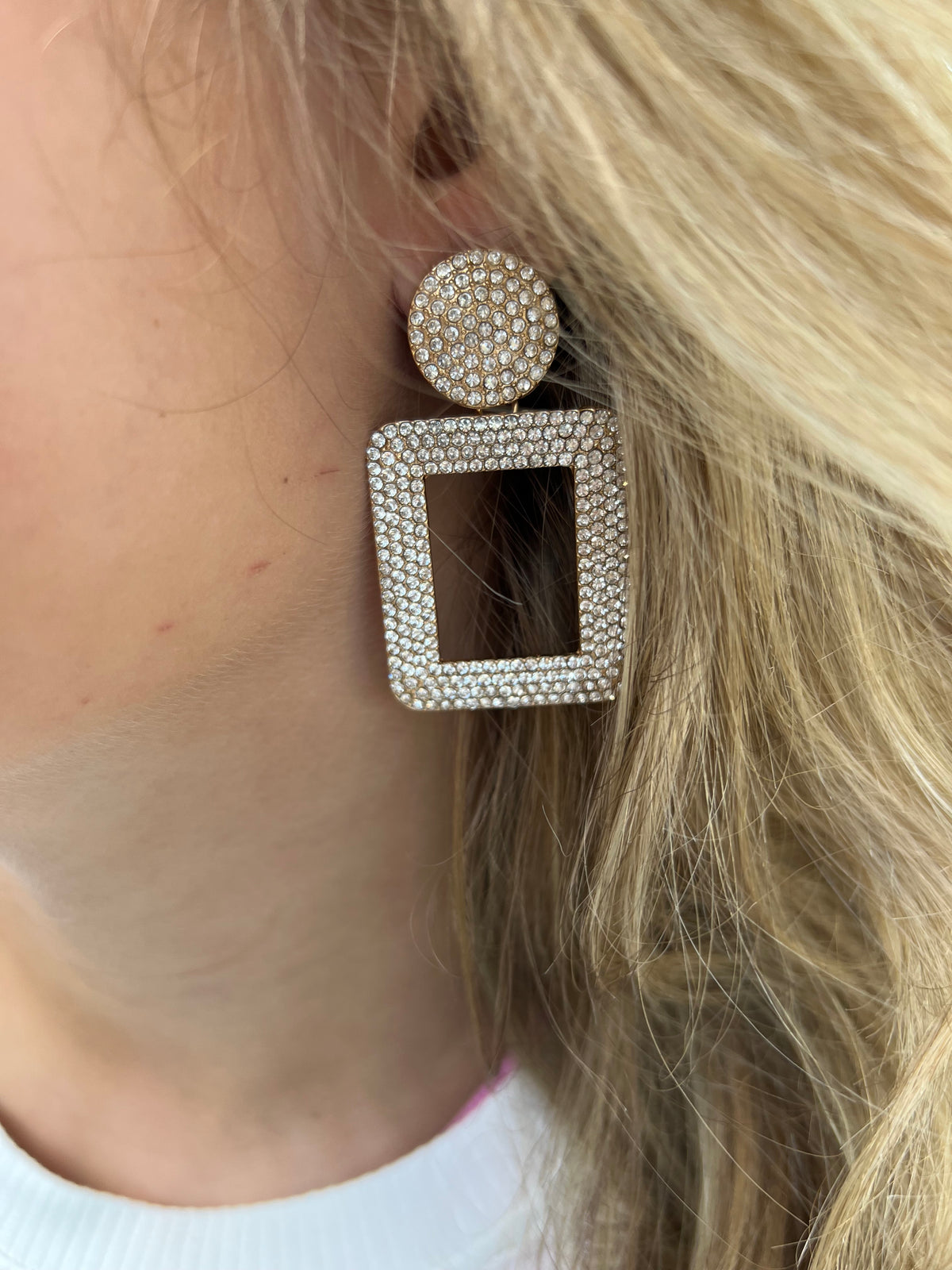 Fun Rhinestone Accent Earrings