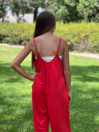 FAN ZONE  //  Comfy Red Romper