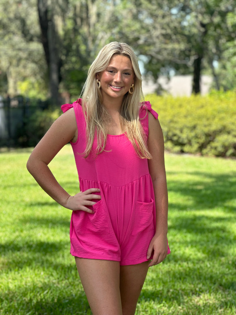 RUN IT  //  Comfy Romper - Pink