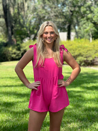 RUN IT  //  Comfy Romper - Pink