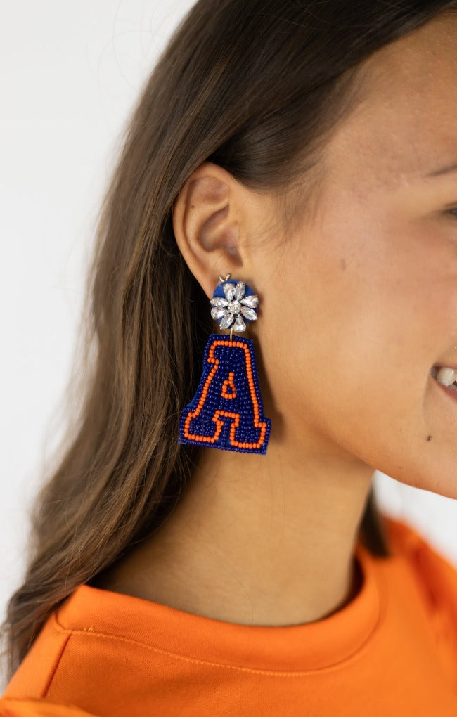 AUBURN Beaded  Earrings