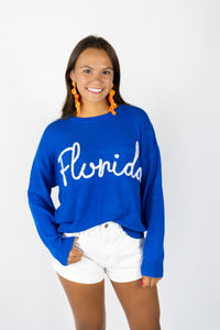 Fun FLORIDA crop sweater