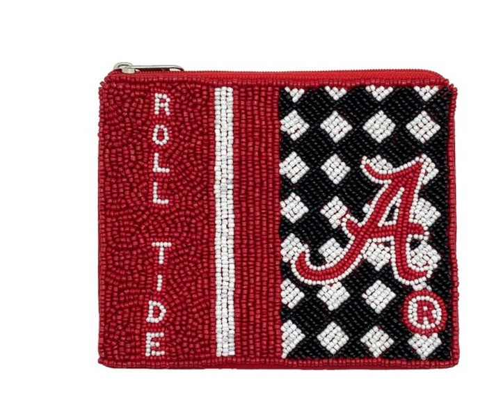 Alabama Beaded 'Roll Tide' - Coin Purse